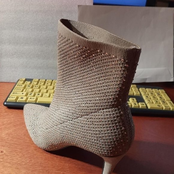 New ! Mia Mercy Glittering Boot Tan Size 8.5 New - Picture 2 of 6